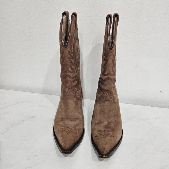 Rudel Western Boots Embroidered Pointed Toe Cowboy Boots Men's Size 9.5 - Picture 5 of 16